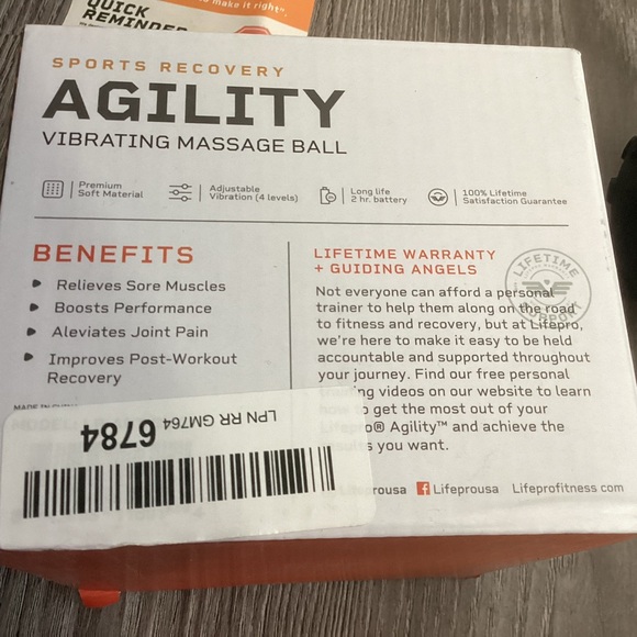 LifePro 4-Speed Vibrating Massage Ball - Picture 9 of 11